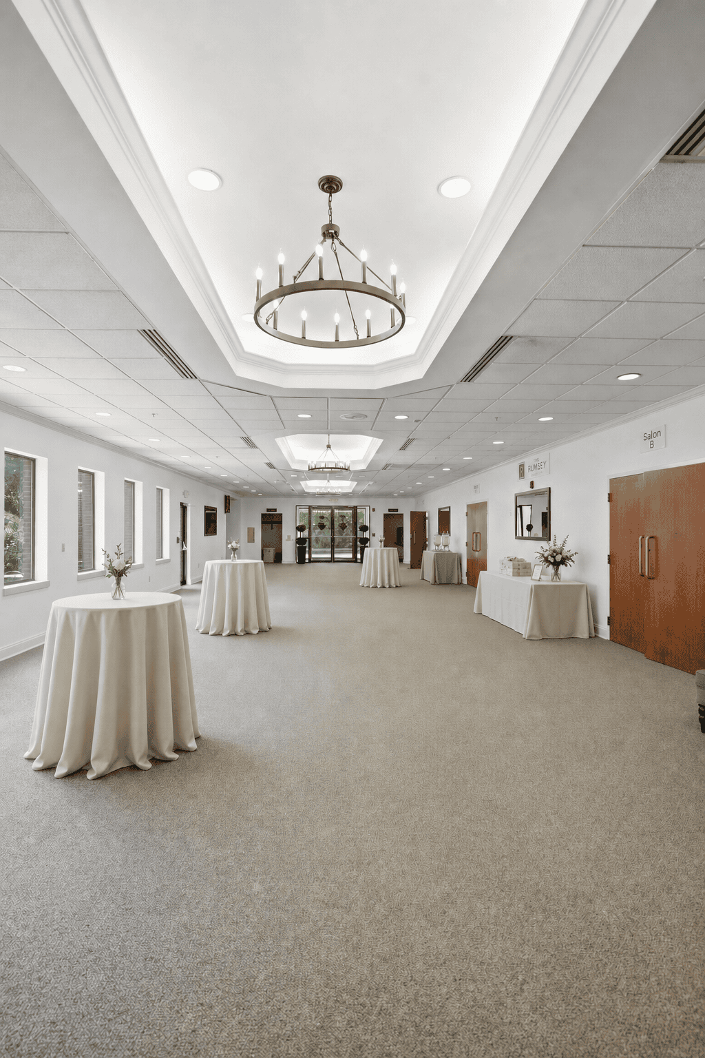 Arrival foyer at Rumsey Event Center